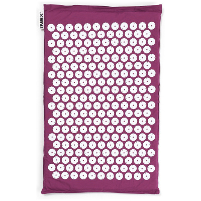 Набор с акупунктурным массажным ковриком Inex Acupressure Mat ACUMAT фиолетовый