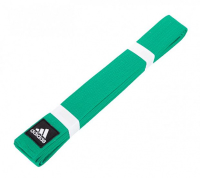 Пояс для единоборств Adidas Elite Belt adiB240K зеленый