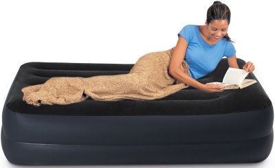Надувная кровать Intex Pillow Rest Raised Bed 99х191х42см встроенный насос 64122