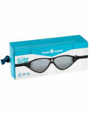 Маска для плавания Mad Wave Flame Mask M0461 02 0 10W зеленый