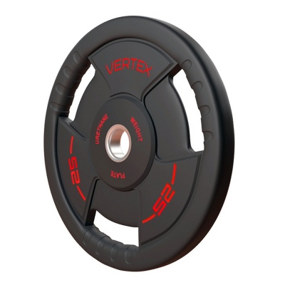 Диск полиуретановый d51мм, 25кг Vertex 91035A-25ВC чёрно-красный