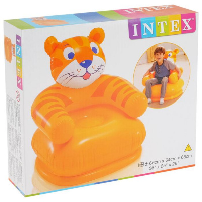 Надувное детское кресло Веселые животные 3-8 лет, 2 вида Intex 68556