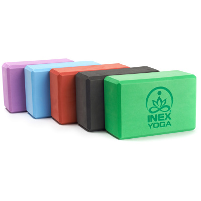 Блок для йоги 23x15x10см Inex Yoga Block EVA 4" YGBK-PR фиолетовый