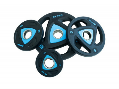 Диск олимпийский полиуретановый 10 кг OKPRO OK2037-1000