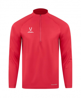 Джемпер ветрозащитный Jogel PREMIER PerFormPROOF 1/4 Zip Wind Top, красный