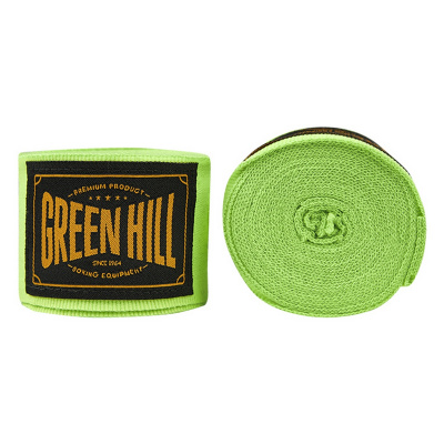 Боксерские бинты Green Hill Flexfit THBHW-11 желто-зеленый