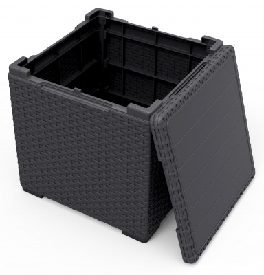 Стол с хранением, графит Vigo storage box