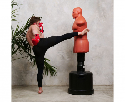 Манекен DFC Boxing Punching Man-Heavy TLS-A c регулировкой высоты, бежевый
