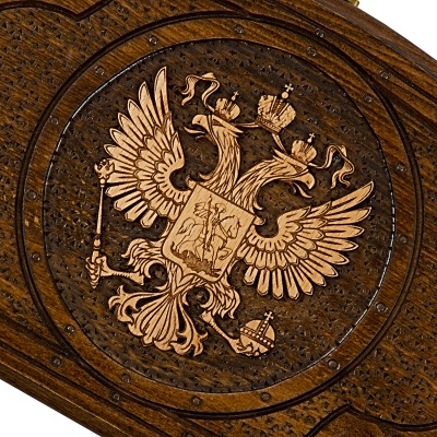 Нарды резные Mirzoyan Герб РФ 3 40 am035-4