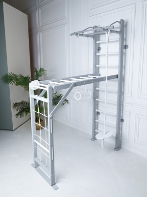 Детский спортивный комплекс Perfetto Sport "Scala in legno 2" grigiо PS-117