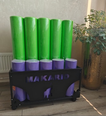 Подставка для пилатес роликов, на 15шт Makario MA-CPT