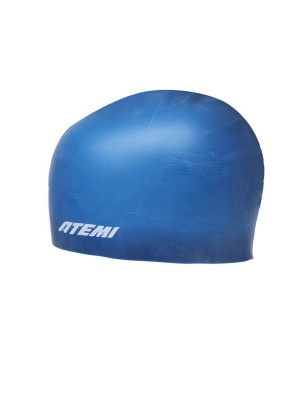 Шапочка для плавания Atemi light silicone cap Strong blue FLSC1BE синий