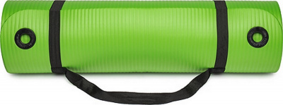 Коврик для йоги и фитнеса 180x60x1см Sundays Fitness IR97506 569292 зеленый