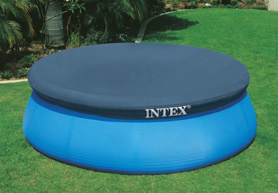 Тент для круглого надувного бассейна 305х305см intex 28021