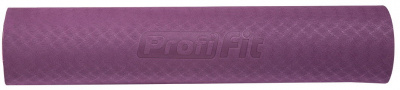 Коврик для йоги и фитнеса проф 173x61x0,6 Profi-fit фиолетово/розовый