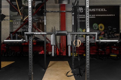 Гриф Безопасный (Хэдфилда) для приседа Yousteel Safety Squat Bar 20кг