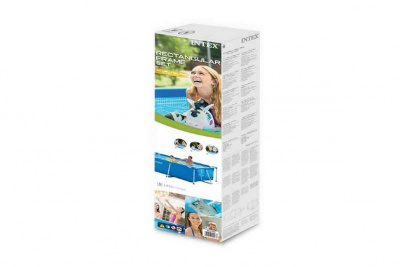 Каркасный бассейн прямоугольный 260х160х65см Intex Rectangular Frame 28271