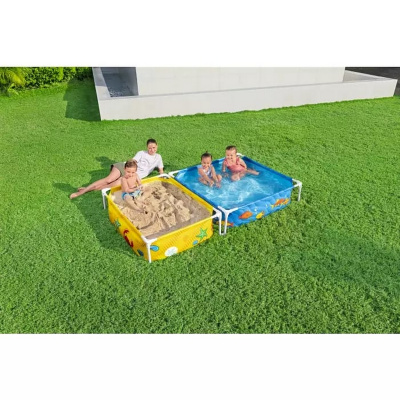 Каркасный бассейн My First Pool с песочницей 213х122х30,5см, 365л+200л, от 2 лет Bestway 561CF