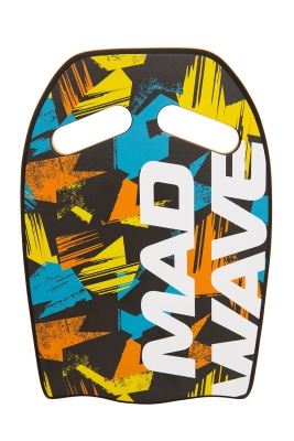 Доска для плавания Mad Wave Kickboard Ergo Printed M0729 03 0 07W оранжевый