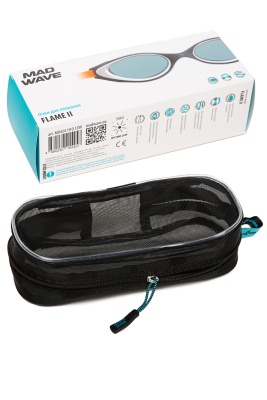 Очки для плавания Mad Wave Flame II M0424 19 0 12W серебро