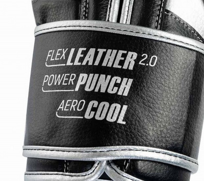 Перчатки боксерские Clinch Punch 2.0 C141 черно-серебристый