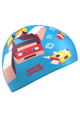 Юниорская силиконовая шапочка Mad Wave Diver M0574 21 0 04W