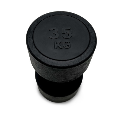 Гантель круглая обрезиненная 35кг UnixFit PRO DBRND35PBK