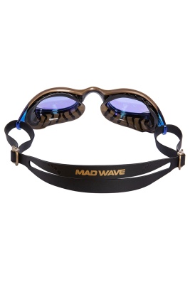 Очки для плавания Mad Wave Hydro flex rainbow M0424 16 0 01W черный