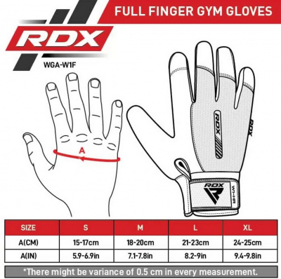Перчатки RDX Gym Weight Lifting W1F черный\хакки