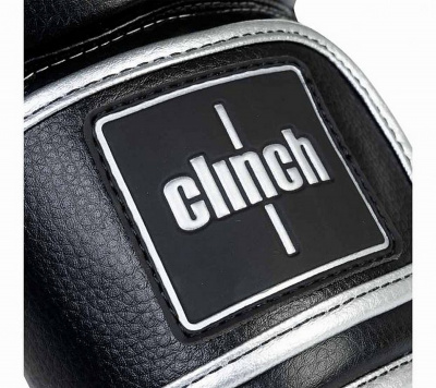 Перчатки боксерские Clinch Punch 2.0 C141 черно-серебристый