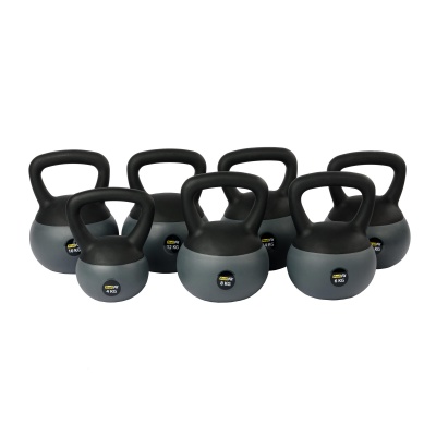 Гиря 14 кг PVC с жесткой ручкой Profi-Fit