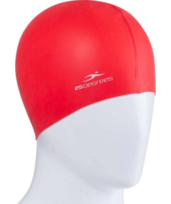 Шапочка для плавания 25DEGREES Nuance Red, силикон