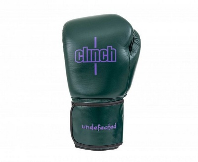 Перчатки боксерские Clinch Undefeated C161 темно-зеленый