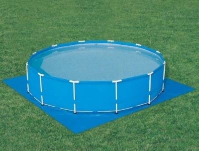 Каркасный бассейн круглый 366x122см SummerEscapes Polygroup P20-1248-B фильтр-насос