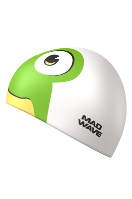Юниорская силиконовая шапочка Mad Wave Frog M0574 30 0 00W Белый