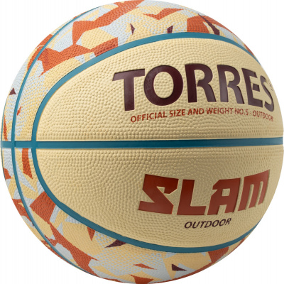 Мяч баскетбольный Torres Slam B023145 р.5