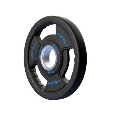 Диск полиуретановый d51мм, 2,5кг Vertex 91035A-2,5ВC чёрно-синий