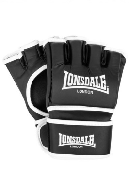 Перчатки MMA Lonsdale Harlton 160013 BK/WHTчерный\белый