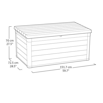 Сундук для хранения Денали 570L (Denali DuoTech Deck Box)