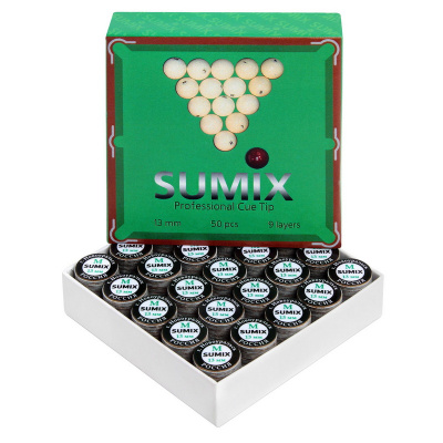 Наклейка для кия Sumix ø13мм Medium с фиброй 1шт. 12054