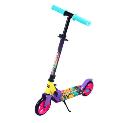 Самокат 145мм Sport Collection JE-SJE145-70 violet (фонарь и наклейка в подарок)