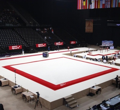 Ковер гимнастический GymSport PROF PREMIUM RED 14Х14
