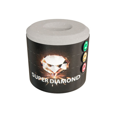 Мел Weekend Super Diamond Grey Round черная коробка, круглый 45.002.01.2 серый