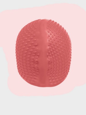 Шапочка для плавания Atemi bubble cap Bright red FBC1R красный