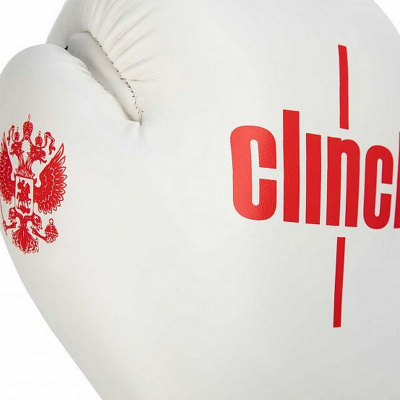 Перчатки боксерские Clinch Olimp C111 бело-красный