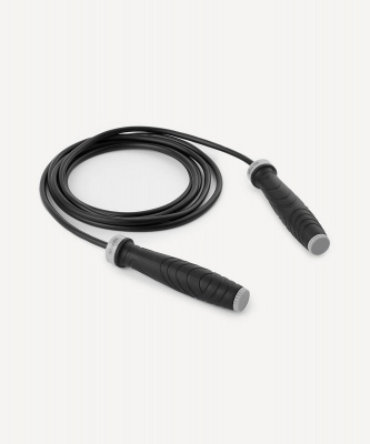 Скакалка ПВХ, с утяжелителями, 3м Star Fit RP-601 черный