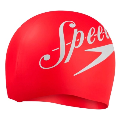 Шапочка для плавания Speedo Cap 8-0838514614 красно-белый