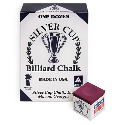 Мел Silver Cup 12шт 04379 Burgundy