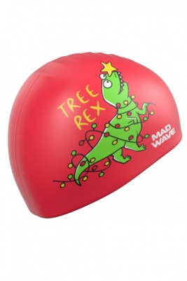 Силиконовая шапочка Mad Wave Happy New Year M0554 29 0 05W
