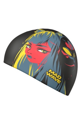 Юниорская силиконовая шапочка Mad Wave Kitsune M0574 25 0 00W